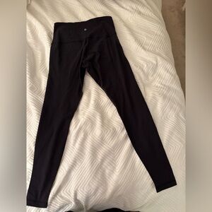 Women's Wunder Under Cotton Black Leggings